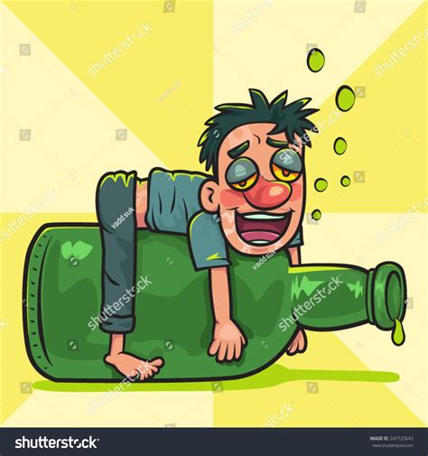 Drunk Man On Liquor Bottlevector: เวกเตอร์สต็อก (ปลอดค่าลิขสิทธิ์) 247725643 | Shutterstock