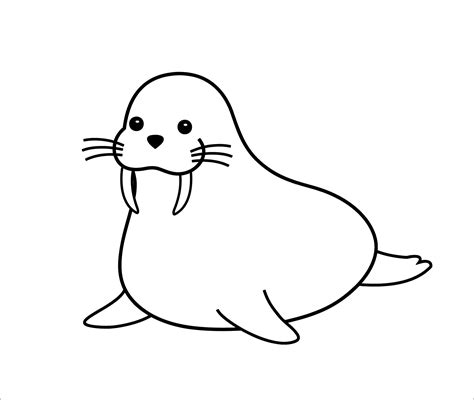 Walrus Coloring Pages - ColoringBay