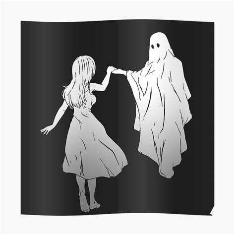 "Dancing With a Ghost" Poster for Sale by Twenty 20 | Ghost tattoo ...