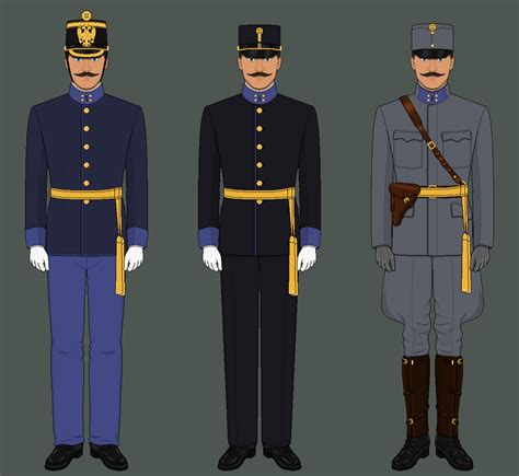 Some austrian uniforms by LordFruhling on DeviantArt