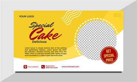 Banner Food Vector Design Template 27828408 Vector Art at Vecteezy