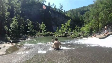 Tallulah Gorge State Park - Sliding Rock | Gorges state park, State parks, Tallulah gorge