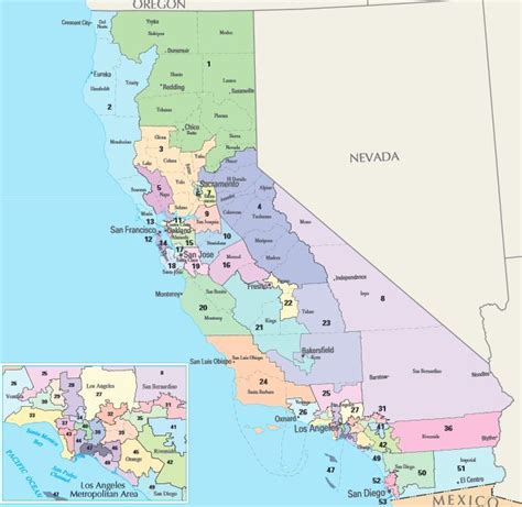 Ca Congressional Districts Map