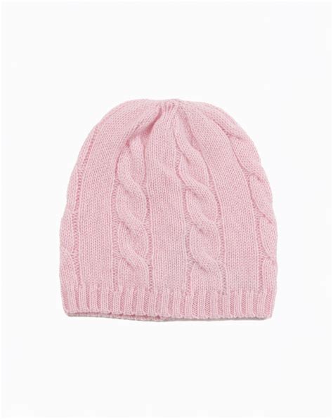 Cashmere Cable Knit Baby Hat | MaisonCashmere