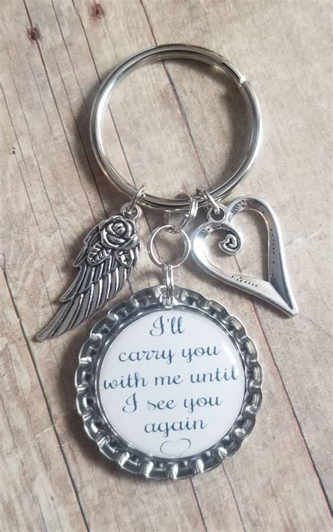 Memorial Keychain Memorial Gift Photo Memorial | Etsy