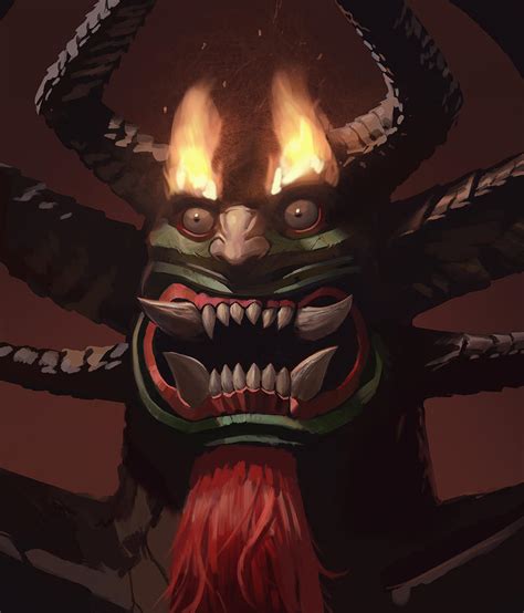 Aku from Samurai Jack (Painting Tutorial) by KangJason on DeviantArt