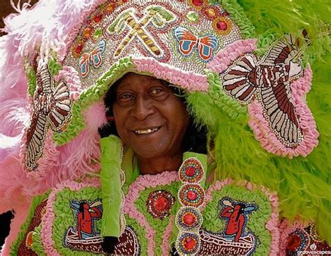 Mardi Gras Indians in New Orleans. (Image from flickr, courtesy of ...