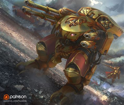 [Fan Art]Adeptus Custodes Imperial Knight and Deredeo Dreadnought | Fandom