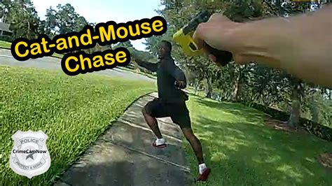 On the Run: Dramatic Chase and Confrontation with Fleeing Suspect - YouTube