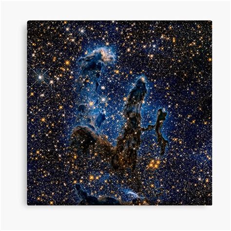 "Pillars of Creation (Infrared)" Canvas Print for Sale by EarthMoonStars | Redbubble