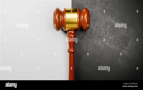 Judge's Gavel Against a Black and White Wall Stock Photo - Alamy