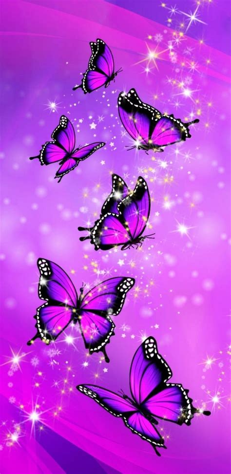 Pin by lei blackbear on ANIMAIS | Butterfly wallpaper backgrounds, Purple butterfly wallpaper ...