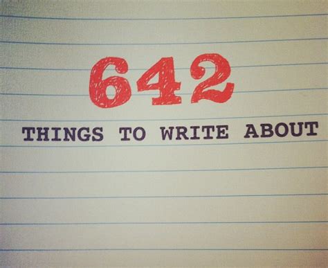 Let's Get Nerdy: 642 Things to Write About