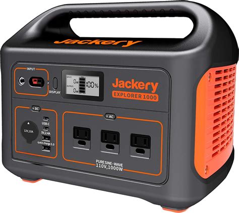 Amazon.com: Jackery - Generador solar portátil (panel solar opcional) con 3 salidas de CA de 110 ...