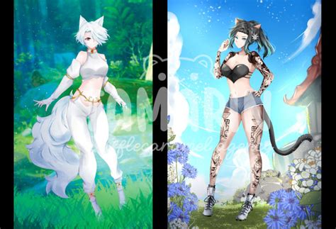 Draw your ffxiv character in anime style by Wafflecaramel | Fiverr