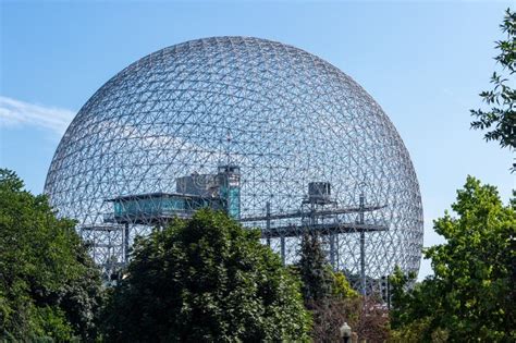 Montreal Biosphere in Winter Stock Photo - Image of empty, cold: 29125368