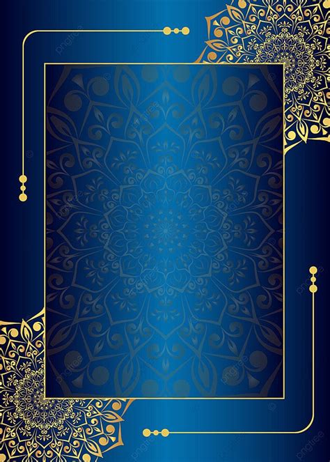 Golden Green Mandala Art Background With Border Invitation Card Wedding ...