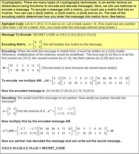 3.6b. Examples – Inverses of Matrices | Finite Math