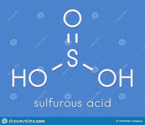 Sulfurous Acid, Molecular Structures, Sulfuric Acid, 3d Model ...