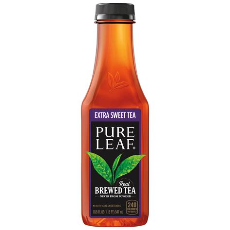 Lipton Pure Leaf Extra Sweet Tea 18.5 fl. oz. Plastic Bottle - Walmart.com