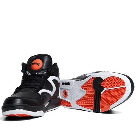 Reebok Pump Omni Lite Black, White & Varsity Orange | END. (ES)