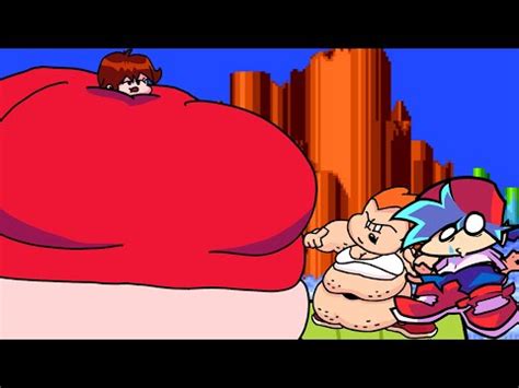 FNF FAT GF + 1000 burgers = ??? | Friday night funkin animation | FNF Characters | Видео