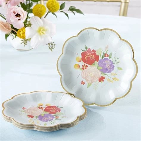 Floral Plates - Etsy