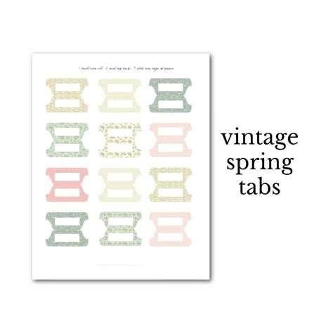 Free Printable Binder Divider Tabs : Heart's Content Farmhouse