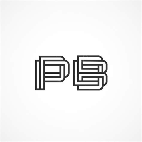 Initial Letter Vector Hd PNG Images, Initial Letter Pb Logo Template, Abstract, Logo, Template ...