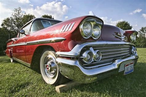 Beautiful Barn Find: Candy Apple ’58 Impala | Victory Rolls and V8s
