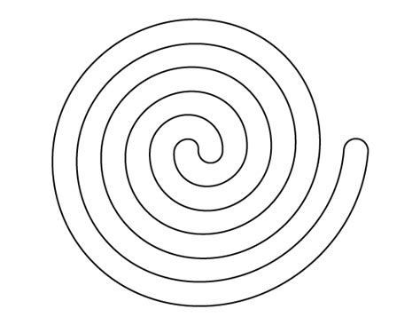 Printable Spiral Template | Free PDF Download