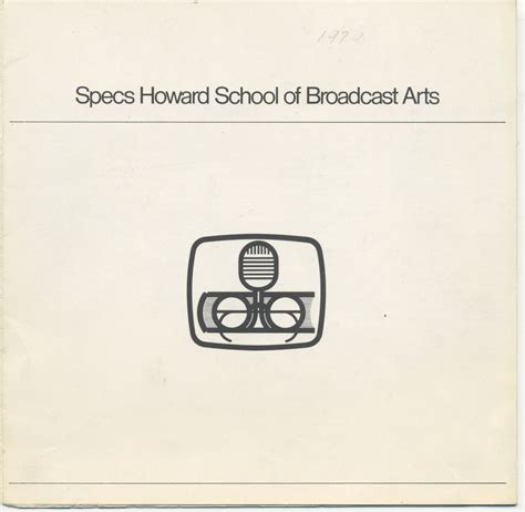 50 Years of the Specs Howard School: A Look at the First Catalog