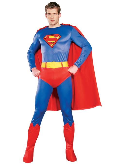 Adult Authentic Superman Costume - Spandex Superman Costumes Deluxe