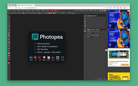 Photopea es un clon de Photoshop gratis y online que ha generado un millón de dólares en 12 ...