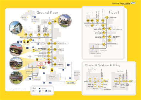 Map of the hospital | Countess of Chester Hospital