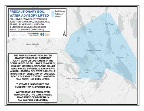 Precautionary Boil Water Advisory Lifted | Halifax Water