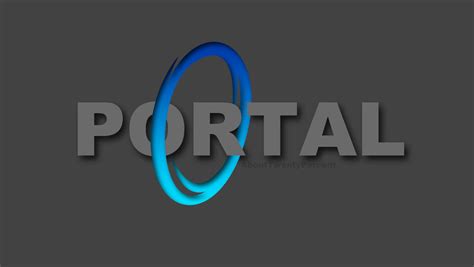 Blue Portal Wallpaper HD by AboutTwentyPercent on DeviantArt