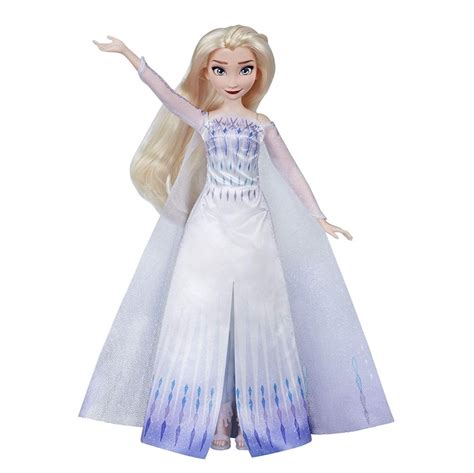 New Frozen 2 singing dolls: Elsa in white dress and Anna Queen from Hasbro - YouLoveIt.com