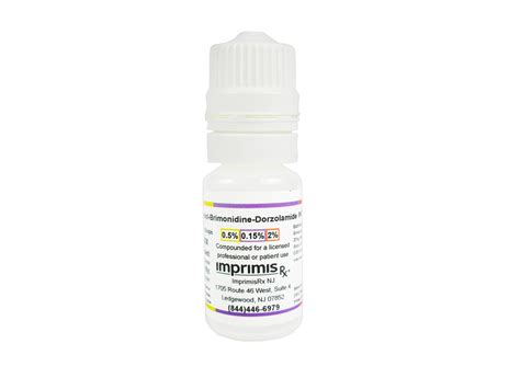 Tim-Brim-Dor® PF (Timolol/Brimonidine/Dorzolamide)* – 10mL - ImprimisRx