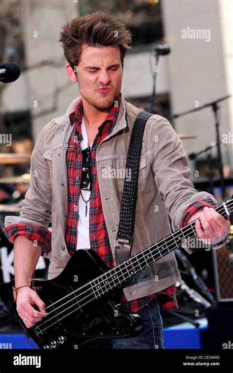 Jared Followill Kings of Leon performing live at Rockefeller Center as ...