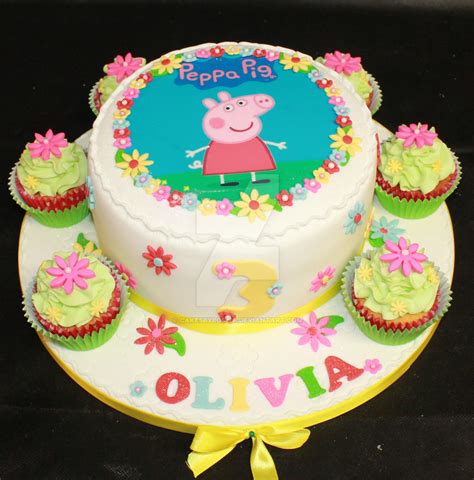 Peppa Pig Birthday Cake by cakesbylorna on DeviantArt