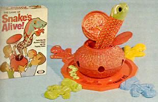 Snake's Alive! game toy molds from American Plastic Equipment, Inc.