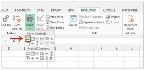 How to insert a macro button to run macro in Excel?