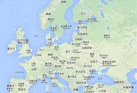 欧洲国家分布,欧洲国家分布图 - 伤感说说吧