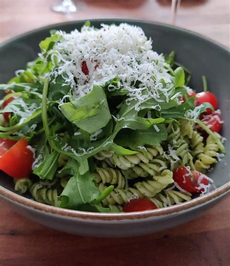 Pasta with Homemade Pesto Genovese : r/FoodPorn