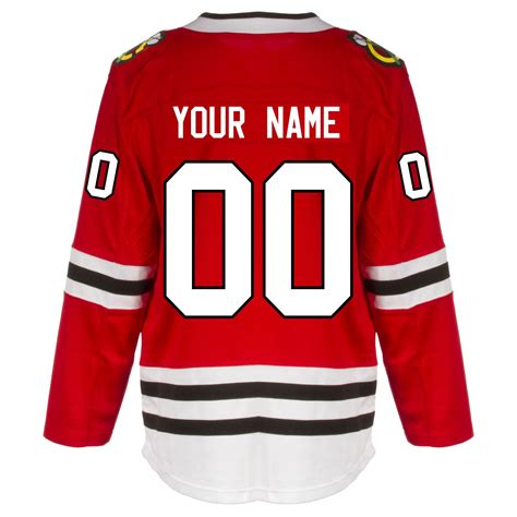 Chicago Blackhawks Adult Custom Name and Number Premier Home Jersey by ...