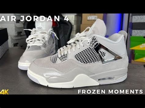 Air Jordan 4 Frozen Moments On Feet Review - YouTube