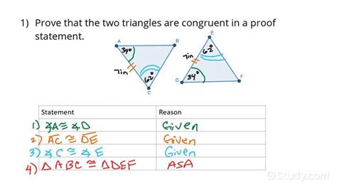 How to Use the ASA Congruence Theorem | Drama | Study.com