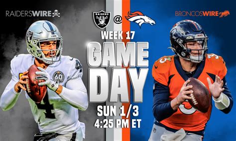 Denver Broncos vs. Las Vegas Raiders: Live updates for NFL Week 17