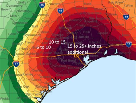 Maps that explain Tropical Storm Harvey's potential impact